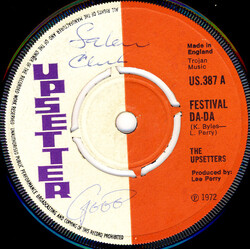 The Upsetters / Junior Byles Festival Da-Da / Da-Da USED VINYL 7INCH 45 RPM