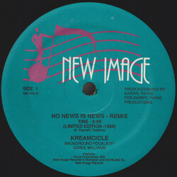 Kreamcicle No News Is News (Remix) USED VINYL 12INCH 33 S RPM LIMITED EDITION