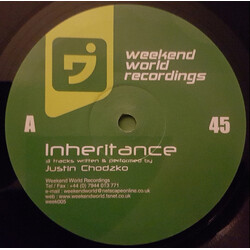Justin Chodzko Inheritance USED VINYL 12INCH 33 S RPM 45 RPM