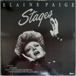 Elaine Paige Stages Vinyl LP USED