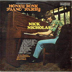 Nick Nicholas Honky Tonk Piano Party Vinyl LP USED
