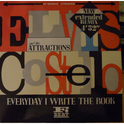 Elvis Costello & The Attractions Everyday I Write The Book USED VINYL 12INCH 45 RPM SINGLE