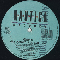 Game (5) All Night All Day USED VINYL 12INCH 33 S RPM