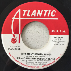 Les McCann / Roberta Flack How Many Broken Wings / Baby, Baby USED VINYL 7INCH 45 RPM PROMO