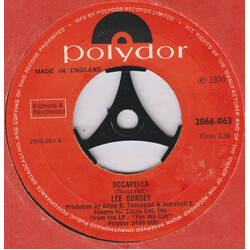 Lee Dorsey Occapella / Yes We Can - Part 1 USED VINYL 7INCH 45 RPM SINGLE
