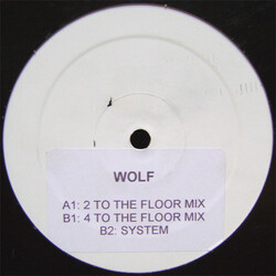 Shy FX Wolf (Remixes) USED VINYL 12INCH WHITE LABEL 33 S RPM 45 RPM