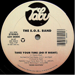 The S.O.S. Band / Cherrelle Take Your Time (Do It Right) / I Didn't Mean To Turn You On USED VINYL 12INCH 33 S RPM STEREO