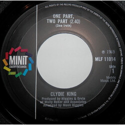 Clydie King One Part, Two Part USED VINYL 7INCH 45 RPM SINGLE