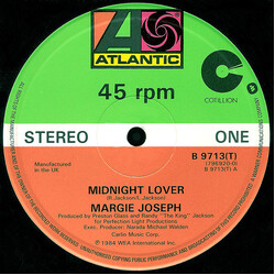 Margie Joseph Midnight Lover USED VINYL 12INCH 45 RPM