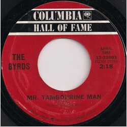 The Byrds Mr. Tambourine Man / All I Really Want To Do USED VINYL 7INCH 45 RPM SINGLE REISSUE STYRENE MONO