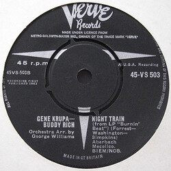 Gene Krupa / Buddy Rich Perdido USED VINYL 7INCH 45 RPM SINGLE