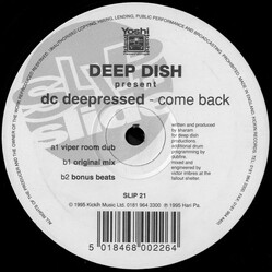 Deep Dish / DC Deepressed Come Back USED VINYL 12INCH 33 S RPM