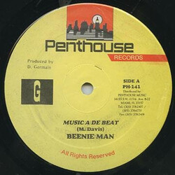 Beenie Man Music A De Beat Vinyl 12" USED