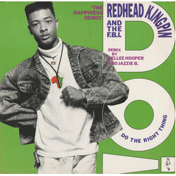 Redhead Kingpin And The FBI Do The Right Thing (The Happiness Remix) USED VINYL 12INCH 45 RPM STEREO