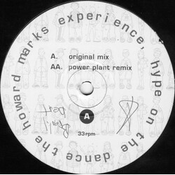 The Howard Marks Experience Hype On The Dancefloor USED VINYL 12INCH