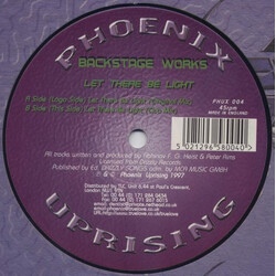 Backstage Works Let There Be Light USED VINYL 12INCH 45 RPM