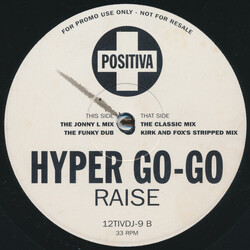 Hyper Go Go Raise USED VINYL 12INCH PROMO 33 S RPM