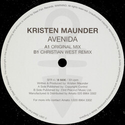 Kristen Maunder Avenida USED VINYL 12INCH 33 S RPM