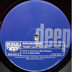 Soulsearcher - Feelin' Love (Part One) (12") USED VINYL 12INCH 45 RPM