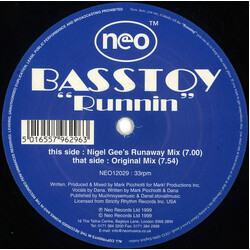 Basstoy Runnin USED VINYL 12INCH 33 S RPM