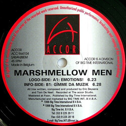 Marshmellow Men Emotions! / Gimme Da Muzik USED VINYL 12INCH 45 RPM