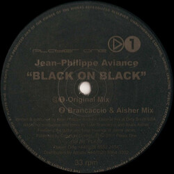 Jean-Phillippe Aviance Black On Black USED VINYL 12INCH 33 S RPM