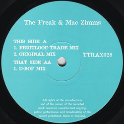 The Freak & Mac Zimms Distant Stab USED VINYL 12INCH