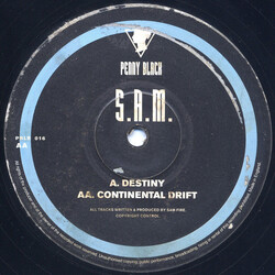 Sam Fire Destiny / Continental Drift USED VINYL 12INCH 45 RPM