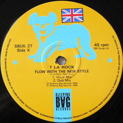 T La Rock Flow With The New Style USED VINYL 12INCH 45 RPM