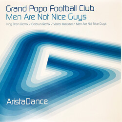 Grand Popo Football Club Men Are Not Nice Guys USED VINYL 12INCH 33 S RPM PROMO REISSUE