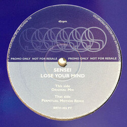Sensei (2) Lose Your Mind USED VINYL 12INCH PROMO
