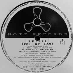 Zeeteah Massiah Feel My Love USED VINYL 12INCH 33 S RPM