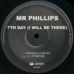 Mr. Phillips 7th Day (I Will Be There) USED VINYL 12INCH