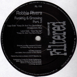 Robbie Rivera Funking & Grooving Part 2 USED VINYL 12INCH