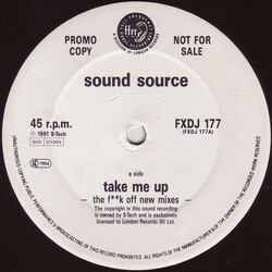 Soundsource Take Me Up (The F**k Off New Mixes) USED VINYL 12INCH 45 RPM PROMO