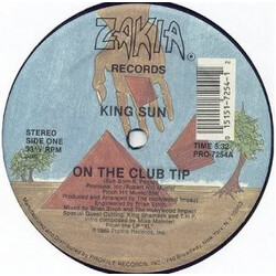 King Sun On The Club Tip USED VINYL 12INCH 33 S RPM