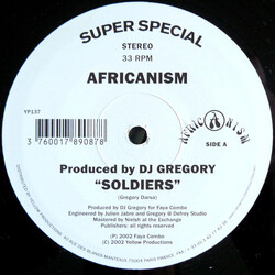 Africanism Soldiers USED VINYL 12INCH 33 S RPM