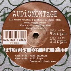 Audiomontage Painting For The Mind USED VINYL 12INCH 33 S RPM 45 RPM