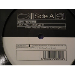 Tom Harding Can You Believe It USED VINYL 12INCH
