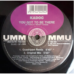 Kadoc You Got To Be There USED VINYL 12INCH 33 S RPM