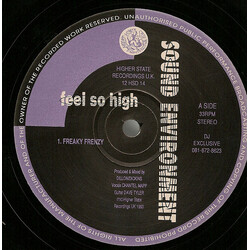 Sound Environment Feel So High USED VINYL 12INCH 33 S RPM STEREO