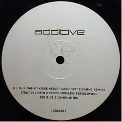 DJ Mind-X / Novy vs. Eniac Additive 3 Sampler USED VINYL 12INCH 33 S RPM 45 RPM LIMITED EDITION PROMO SAMPLER