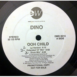 Dino (2) Ooh Child USED VINYL 12INCH PROMO