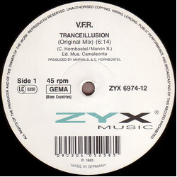V.F.R. Tranceillusion USED VINYL 12INCH