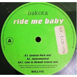 Dakota (4) Ride Me Baby USED VINYL 12INCH MAXI-SINGLE