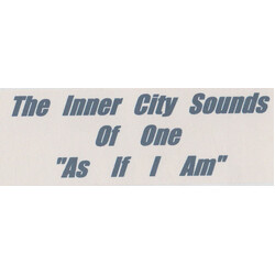 The Inner City Sounds Of One As If I Am USED VINYL 12INCH WHITE LABEL SINGLE SIDED