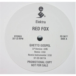 Red Fox (2) Ghetto Gospel USED VINYL 12INCH PROMO STEREO