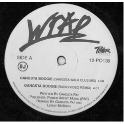Gangsta Pat Gangsta Boogie USED VINYL 12INCH PROMO