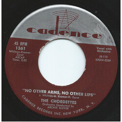 The Chordettes No Other Arms, No Other Lips / We Should Be Together USED VINYL 7INCH 45 RPM