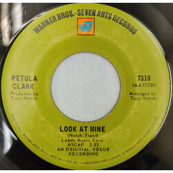 Petula Clark Look At Mine USED VINYL 7INCH SINGLE 45 RPM